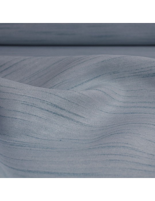 Tissu ameublement occultant 100 % polyester gris