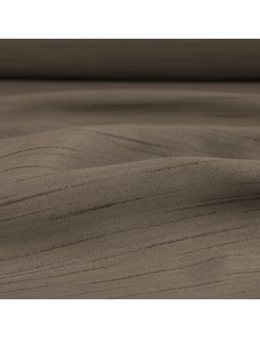 Tissu ameublement occultant 100 % polyester taupe