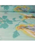 Tissu voilage vert Tissu voilage vert