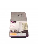 Rideau pap 8 œillets emma 140 x 280 cm ciment gris