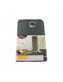 Rideau pap 8 œillets chloé 140 x 280 cm anthracite gris