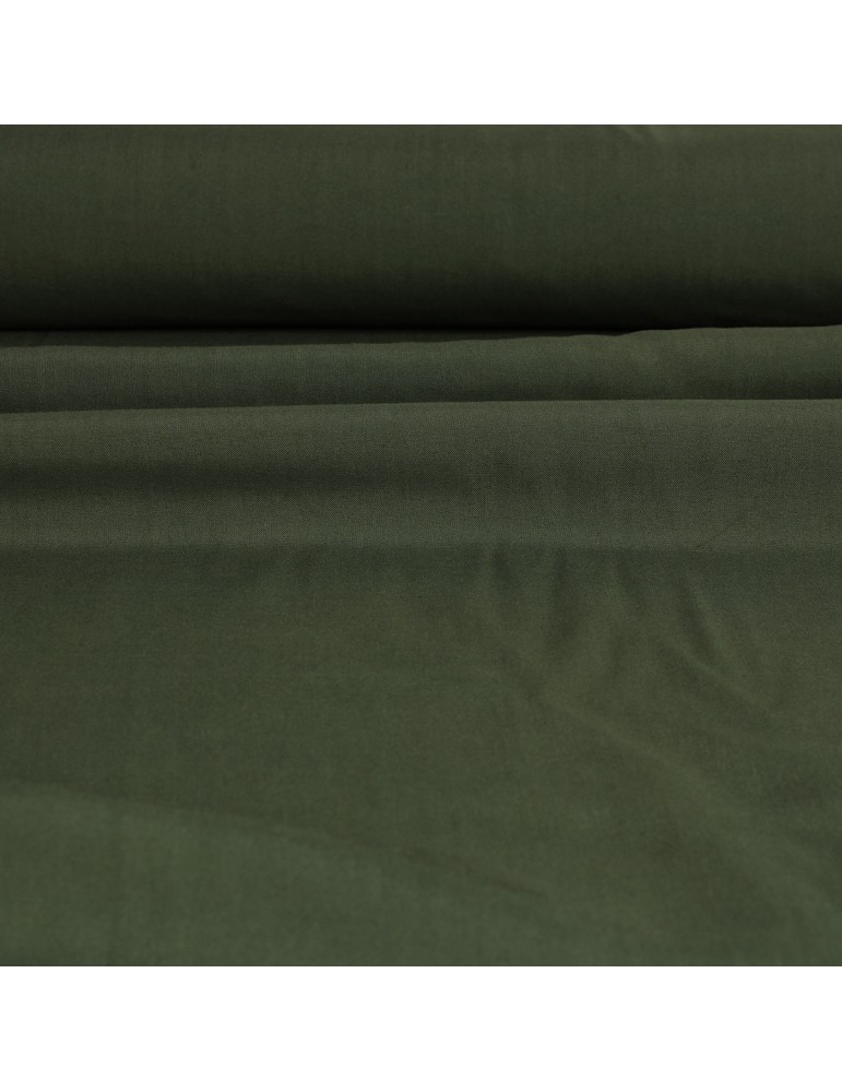 Tissu viscose uni vert