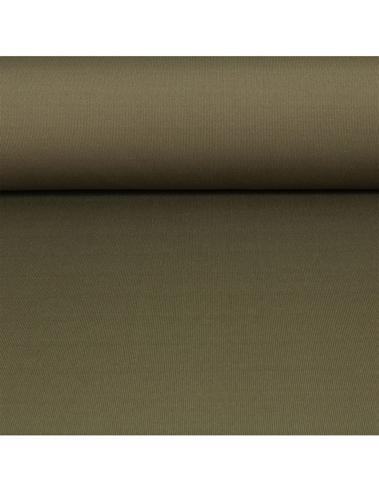 Tissu jersey uni vert
