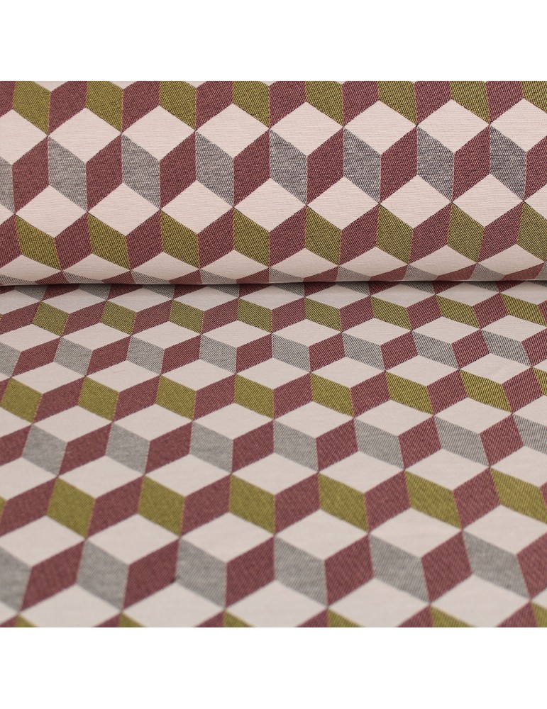 Tissu d'ameublement Jacquard vert Tissu d'ameublement Jacquard vert
