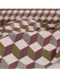 Tissu d'ameublement Jacquard vert Tissu d'ameublement Jacquard vert