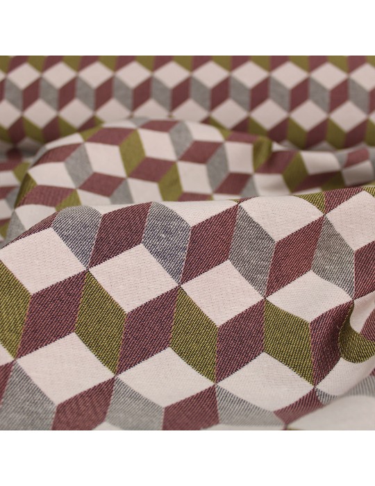 Tissu d'ameublement Jacquard vert
