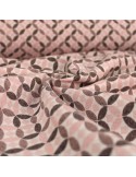Tissu d'ameublement Jacquard rose