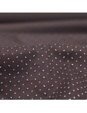 Tissu coton/viscose imprimé marron