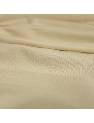 Tissu jersey uni tubulaire blanc