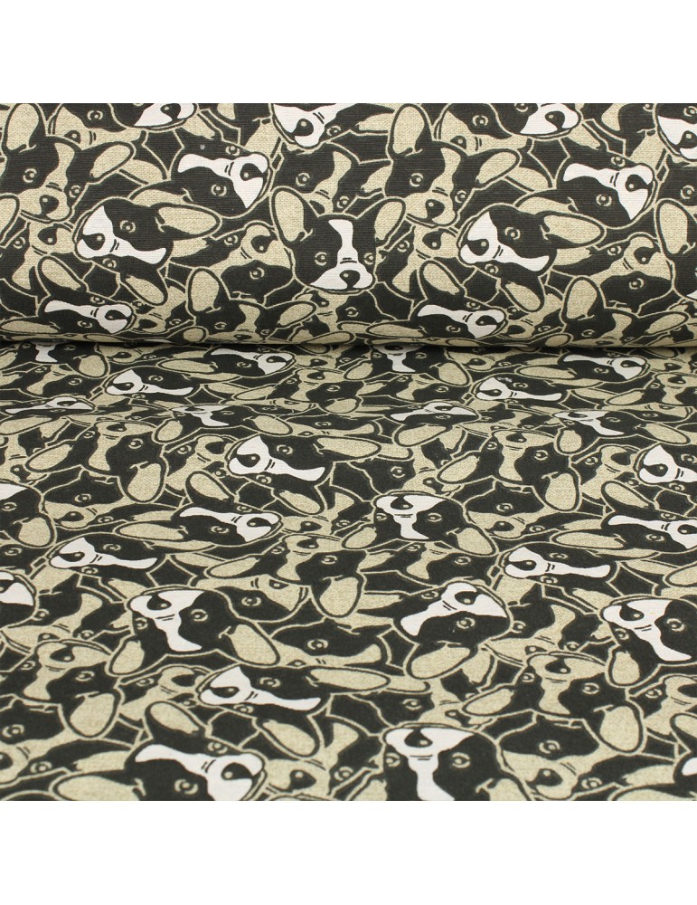 Tissu coton/polyester grande largeur noir Tissu coton/polyester grande largeur noir
