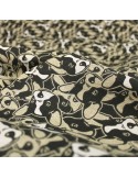 Tissu coton/polyester grande largeur noir Tissu coton/polyester grande largeur noir