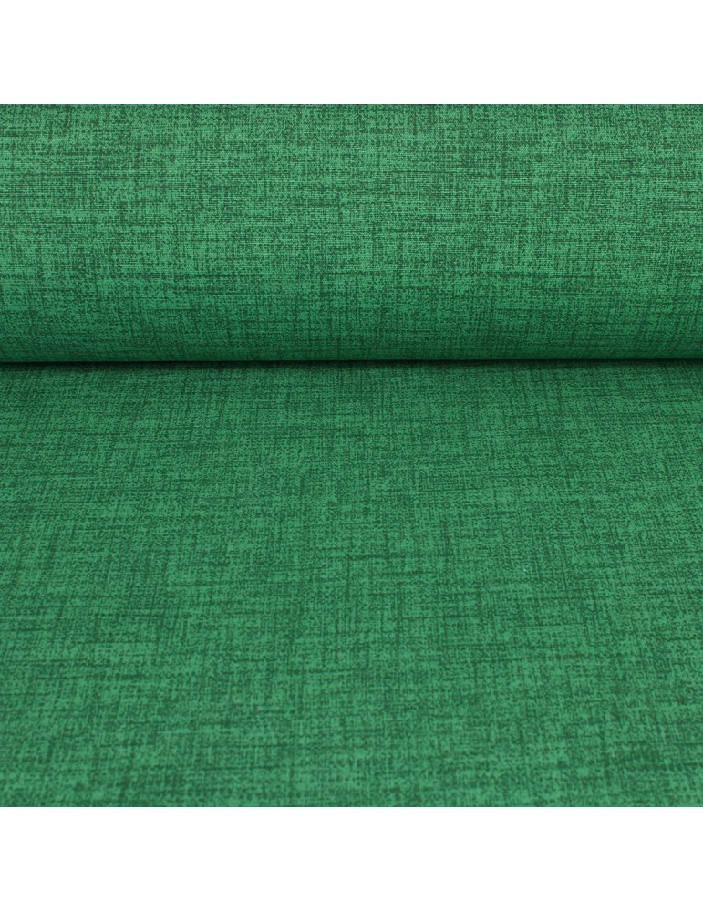 Tissu coton/polyester grande largeur vert
