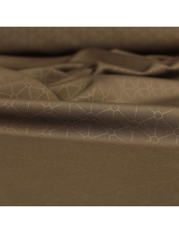 Tissu d'habillement scuba marron