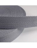 Sangle coton 30 mm gris Sangle coton 30 mm gris