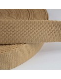 Sangle coton 30 mm beige Sangle coton 30 mm beige