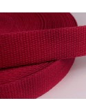 Sangle coton 30 mm rouge Sangle coton 30 mm rouge