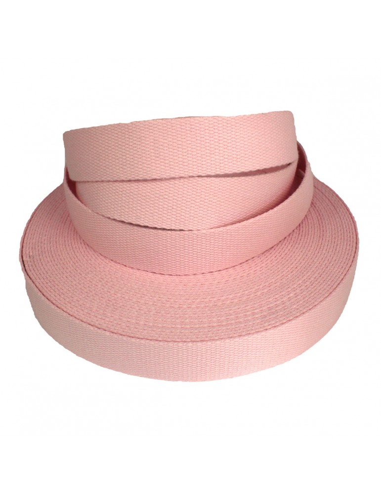 Sangle coton 30 mm rose Sangle coton 30 mm rose
