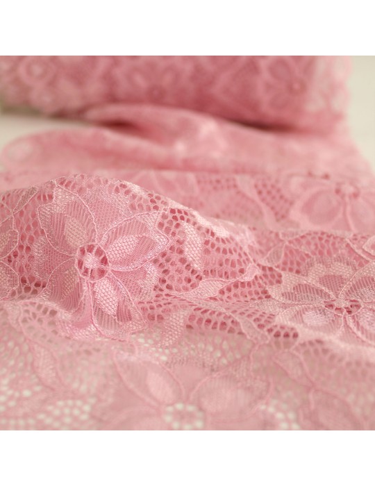 Dentelle élastique 180 mm rose