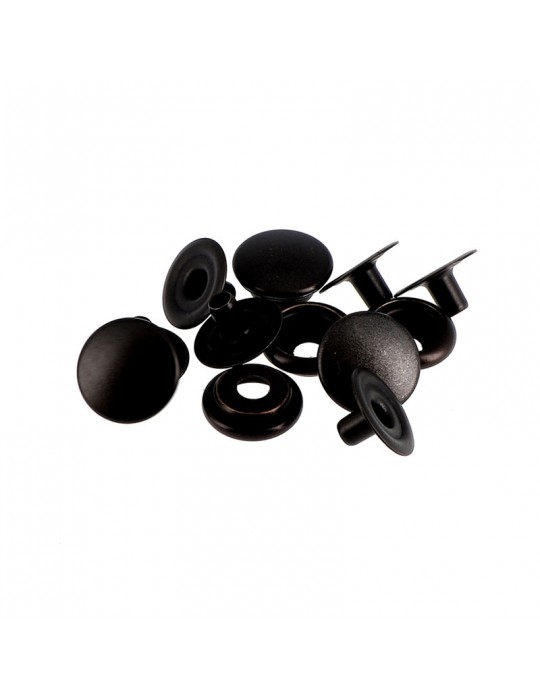 8 boutons pression sans couture klikit bronze 14 mm 