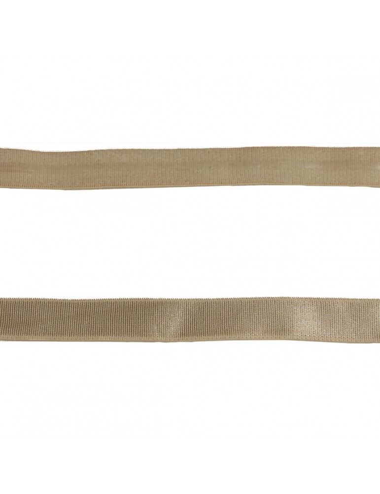 Elastique avec enduction 12 mm beige Elastique avec enduction 12 mm beige