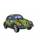 Écusson M voiture retro vert