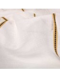 Voilage hauteur 300 cm blanc/jaune
