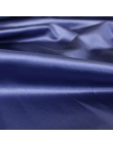 Tissu ameublement satin uni bleu