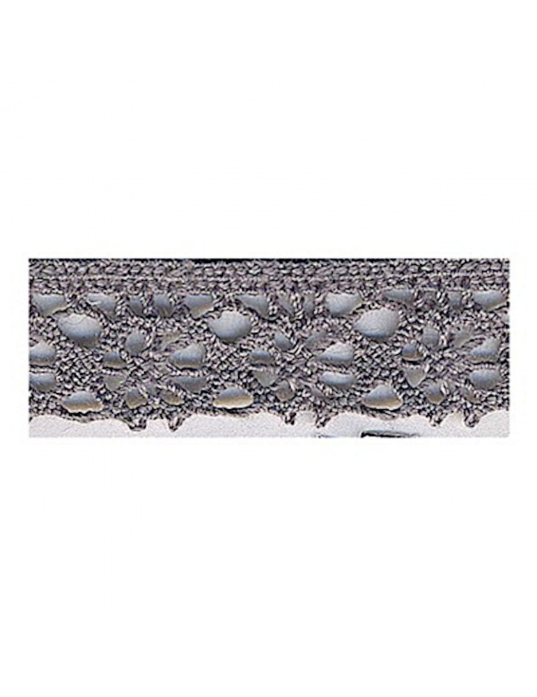 Dentelle polyester gris Dentelle polyester gris